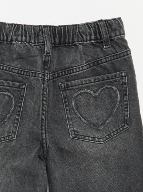 Pantalon wide leg avec broderies - Kiabi Pantalon wide leg avec broderies - Kiabi