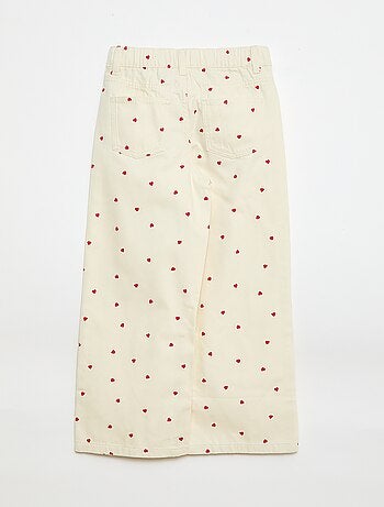 Pantalon wide leg