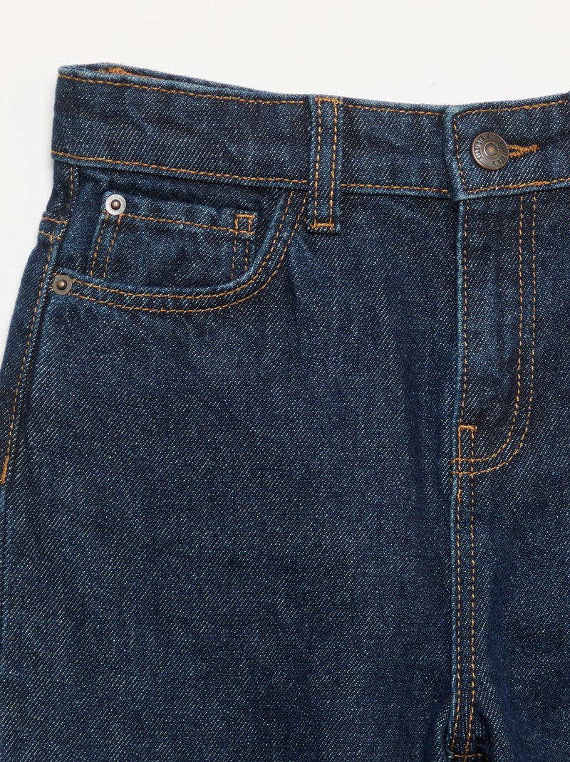 Pantalon wide leg Bleu - Kiabi