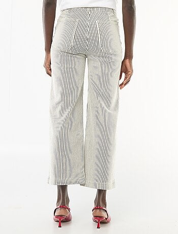 Pantalon wide leg coloré