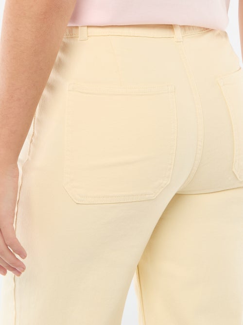 Pantalon wide leg femme - Kiabi