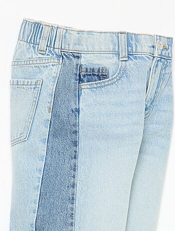 Pantalon wide leg fit / coupe large à 2 teintes