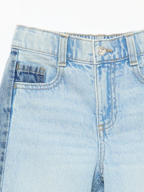 Pantalon wide leg fit / coupe large à 2 teintes - Kiabi Pantalon wide leg fit / coupe large à 2 teintes - Kiabi