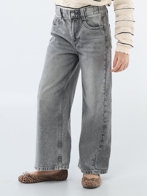 Pantalon wide leg fit / coupe large à 2 teintes - Kiabi Pantalon wide leg fit / coupe large à 2 teintes - Kiabi