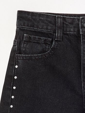 Pantalon wide leg fit / coupe large avec clous fantaisies