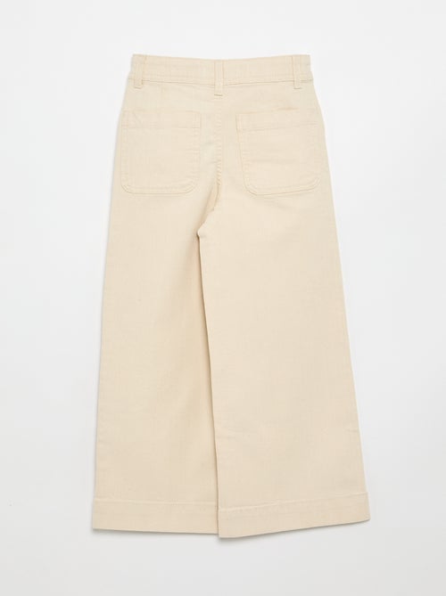 Pantalon wide leg fit / coupe large - Kiabi Pantalon wide leg fit / coupe large - Kiabi