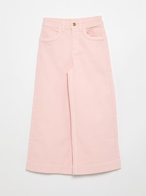 Pantalon wide leg fit / coupe large - Kiabi Pantalon wide leg fit / coupe large - Kiabi