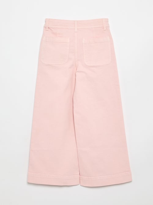 Pantalon wide leg fit / coupe large - Kiabi Pantalon wide leg fit / coupe large - Kiabi