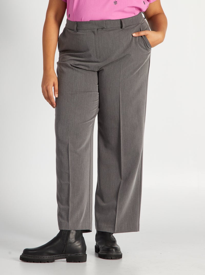 Pantalon wide leg GREY AS - Kiabi