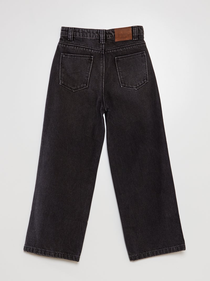 Pantalon wide leg Noir - Kiabi