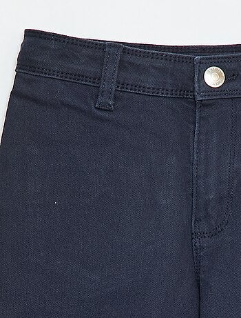 Pantalon wide leg sans poches devant