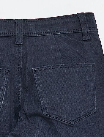 Pantalon wide leg sans poches devant