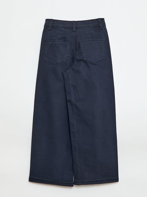 Pantalon wide leg sans poches devant - Kiabi