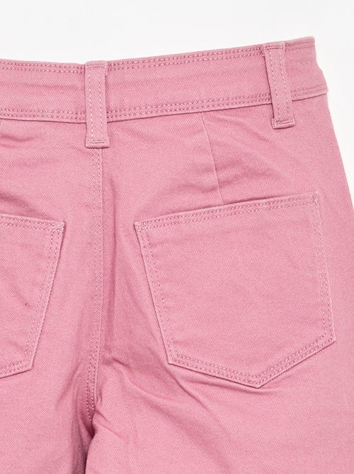 Pantalon wide leg sans poches devant - Kiabi