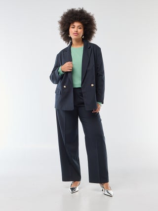 Pantalon wide leg taille haute