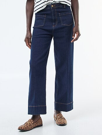 Pantalon wide leg uni