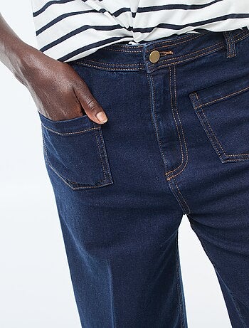 Pantalon wide leg uni