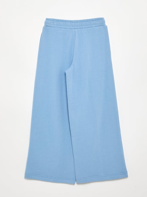 Pantalon wide leg uni - Kiabi Pantalon wide leg uni - Kiabi