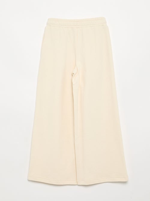 Pantalon wide leg uni - Kiabi Pantalon wide leg uni - Kiabi
