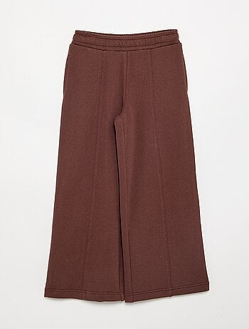 Pantalon wide leg uni