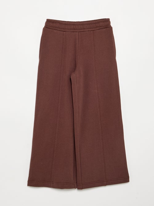 Pantalon wide leg uni - Kiabi Pantalon wide leg uni - Kiabi