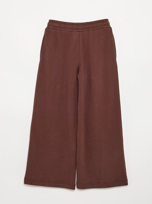 Pantalon wide leg uni - Kiabi Pantalon wide leg uni - Kiabi