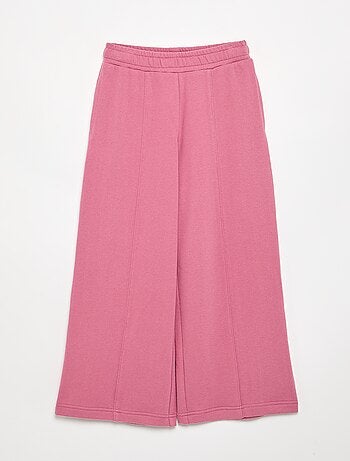 Pantalon wide leg uni