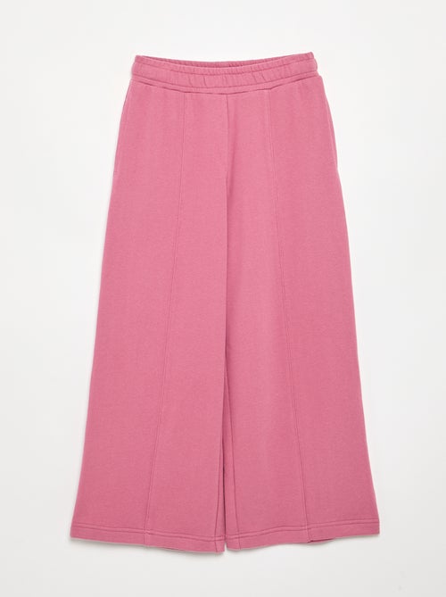 Pantalon wide leg uni - Kiabi Pantalon wide leg uni - Kiabi