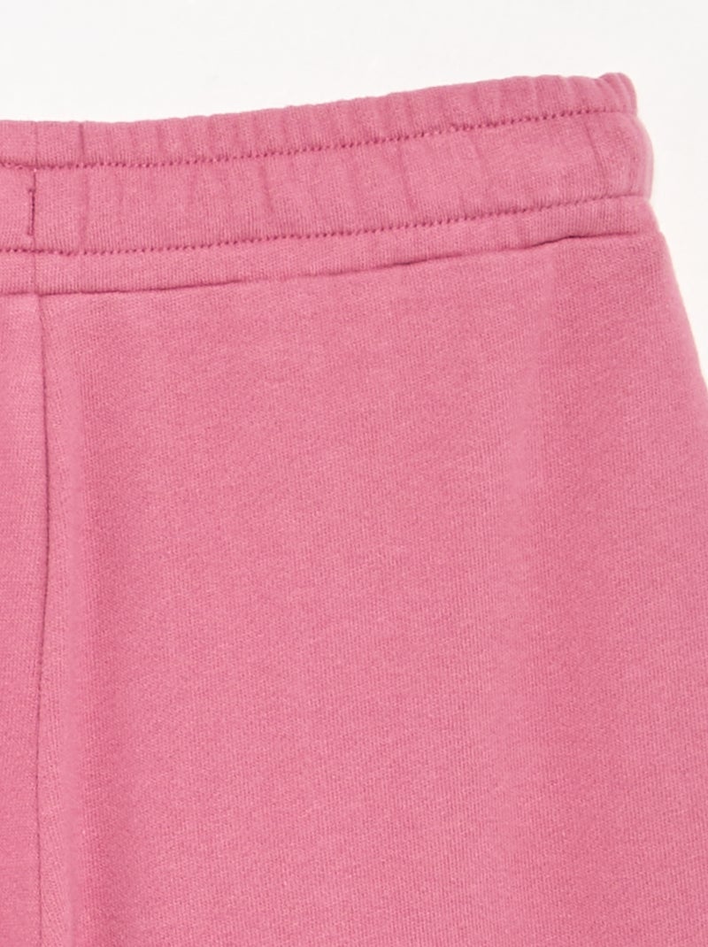 Pantalon wide leg uni Rose - Kiabi