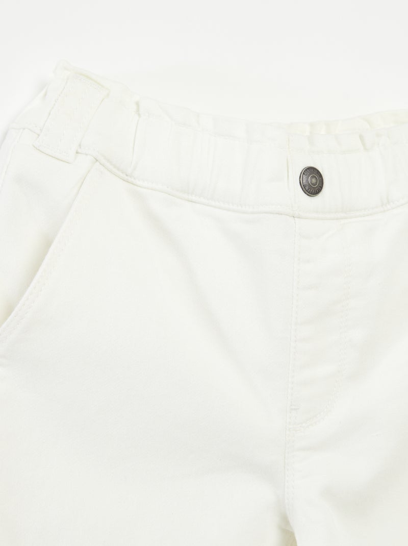 Pantalon wide legs - So Easy BLANC - Kiabi