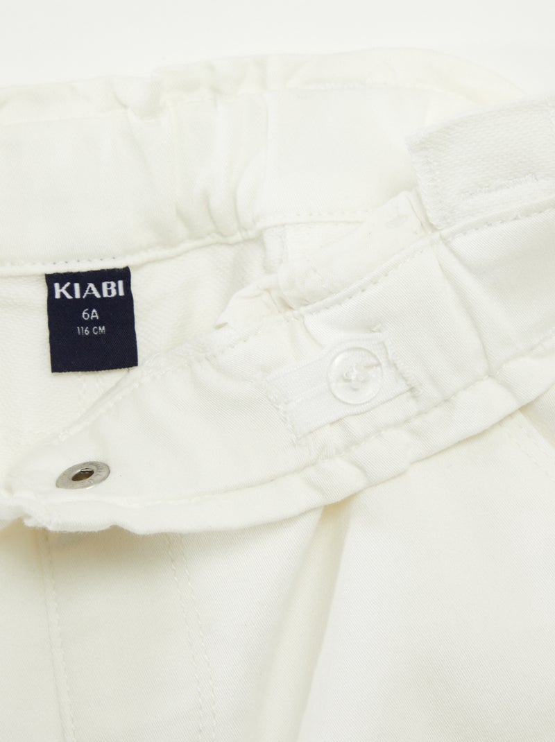 Pantalon wide legs - So Easy BLANC - Kiabi