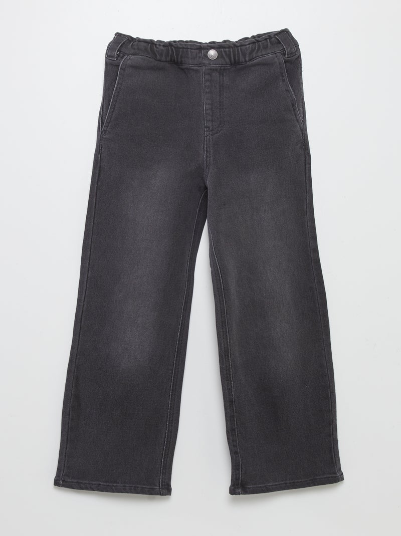 Pantalon wide legs - So Easy Gris - Kiabi