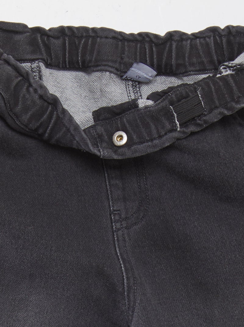 Pantalon wide legs - So Easy Gris - Kiabi