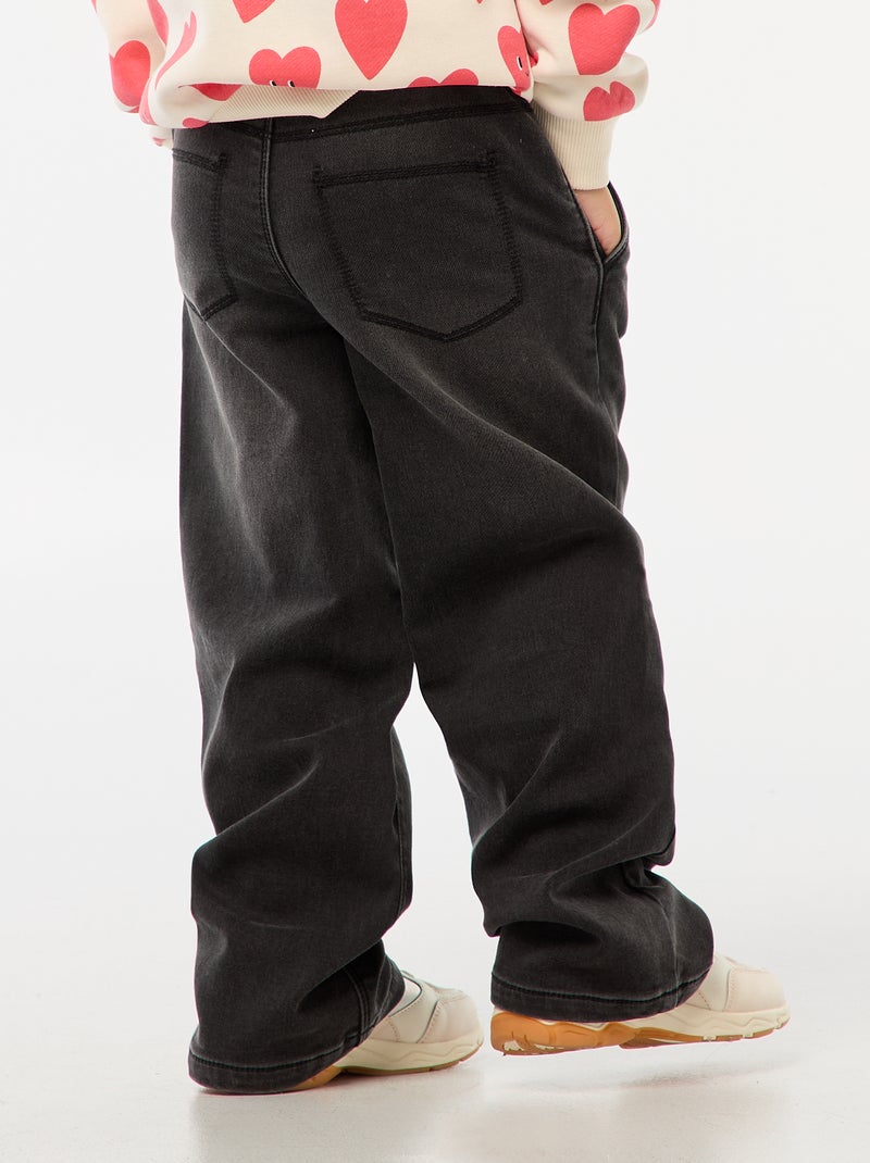 Pantalon wide legs - So Easy Gris - Kiabi