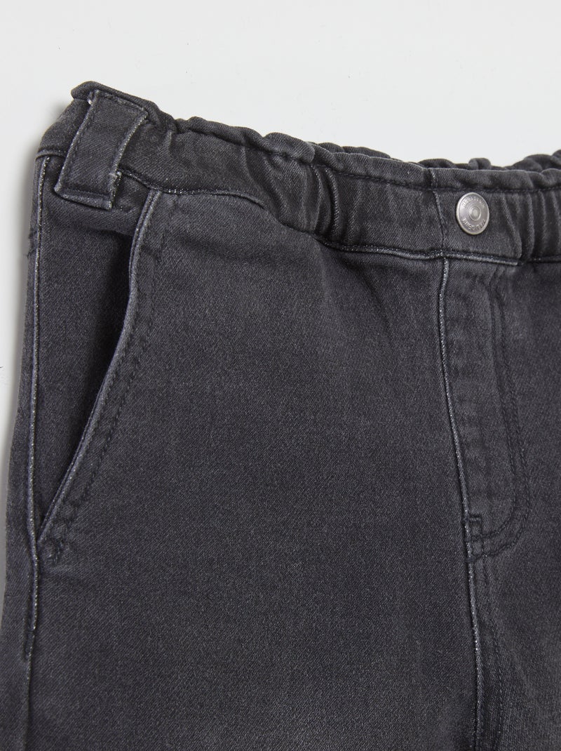 Pantalon wide legs - So Easy Gris - Kiabi