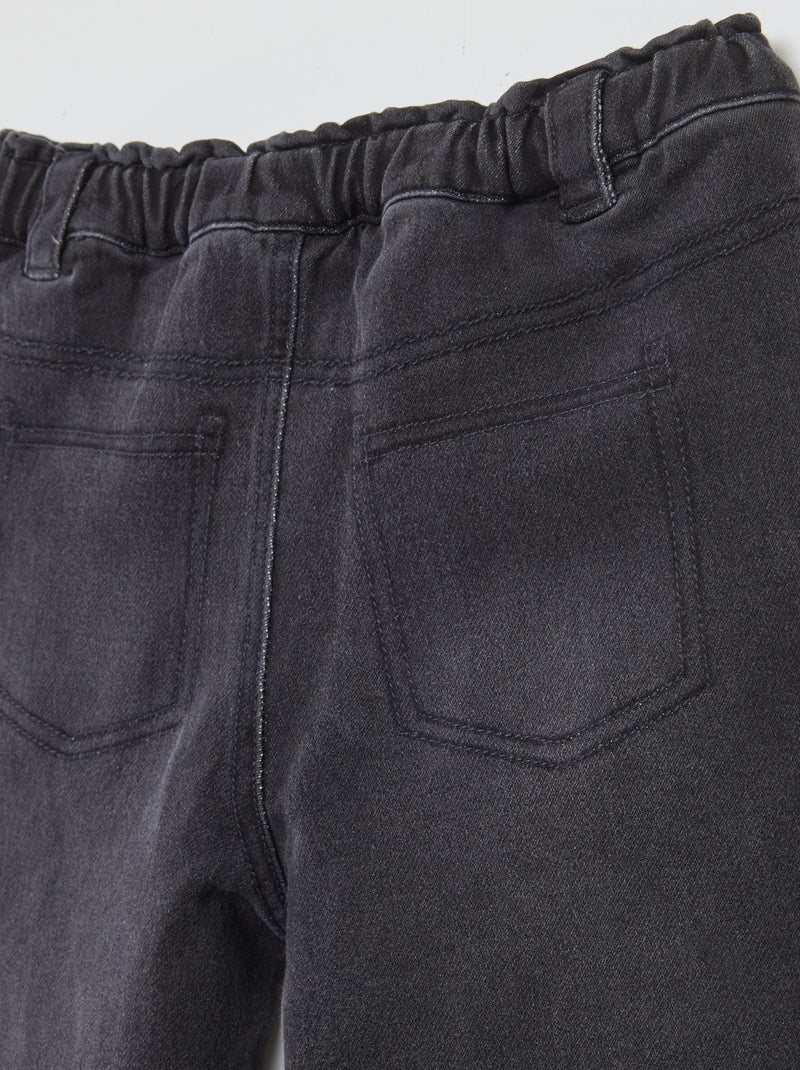 Pantalon wide legs - So Easy Gris - Kiabi