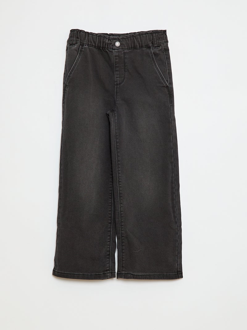 Pantalon wide legs - So Easy Gris - Kiabi