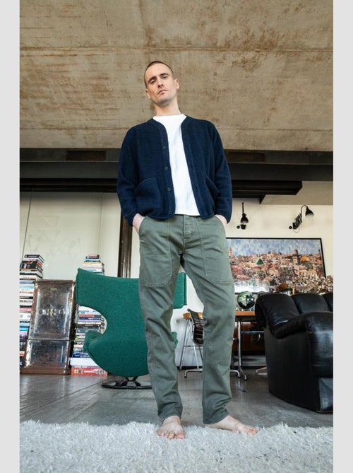 Pantalon WORK droite 'Le Temps Des Cerises' - Kiabi