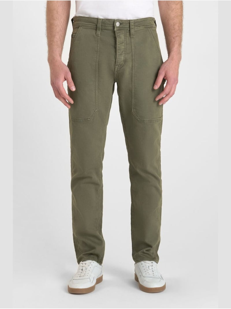 Pantalon WORK droite 'Le Temps Des Cerises' Kaki - Kiabi