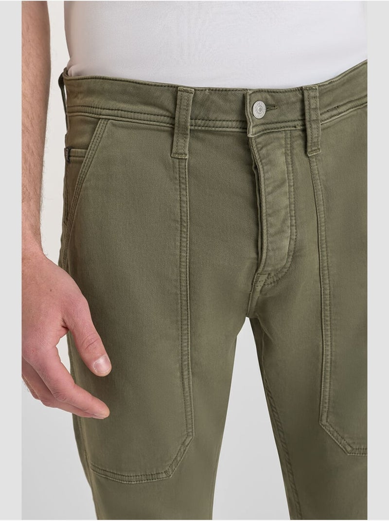 Pantalon WORK droite 'Le Temps Des Cerises' Kaki - Kiabi