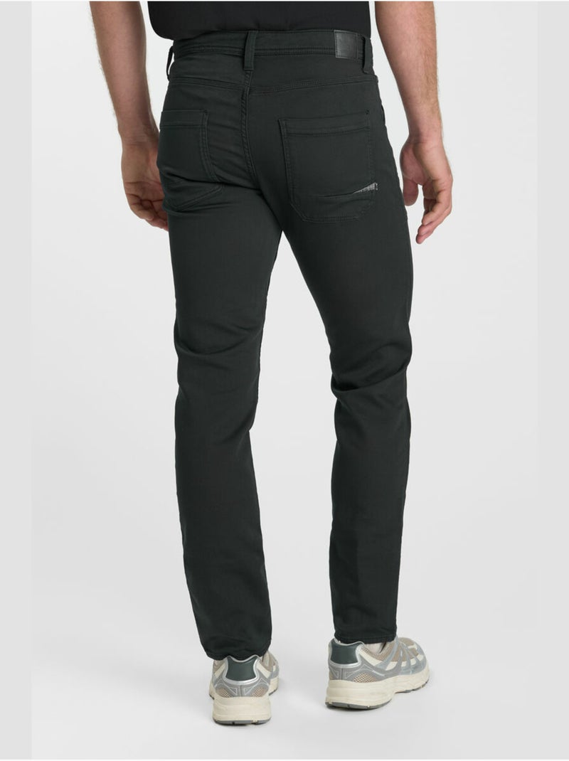 Pantalon work jog loose, large 'le temps des cerises' Noir - Kiabi