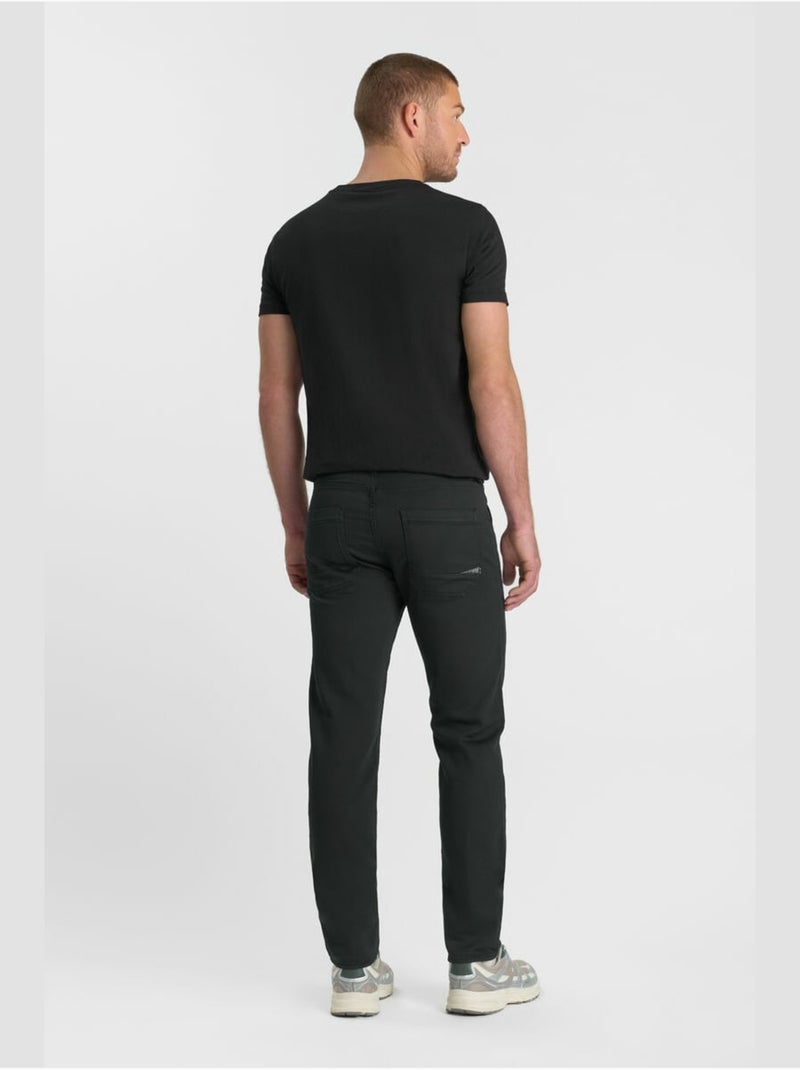 Pantalon work jog loose, large 'le temps des cerises' Noir - Kiabi