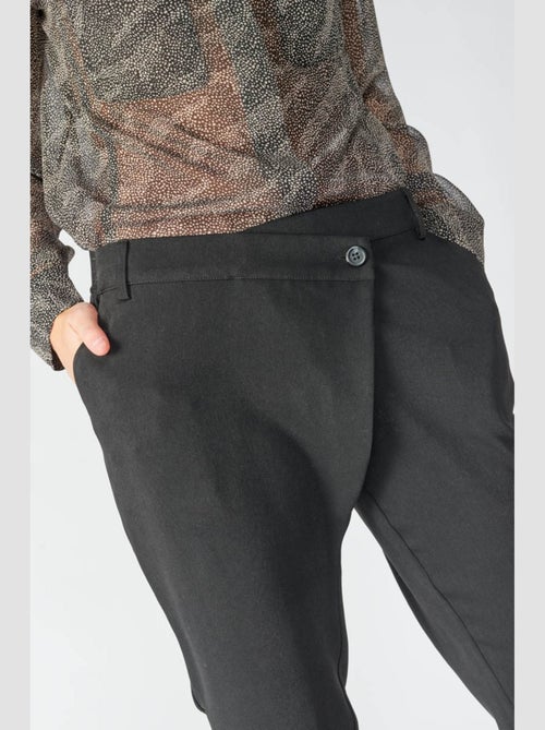 Pantalon ZEFIRA carotte 'Le Temps Des Cerises' - Kiabi