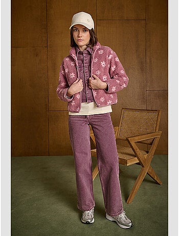 Pantalon zuligi droite en jeans 'le temps des cerises'