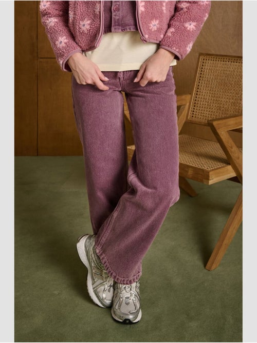 Pantalon zuligi droite en jeans 'le temps des cerises' - Kiabi Pantalon zuligi droite en jeans 'le temps des cerises' - Kiabi