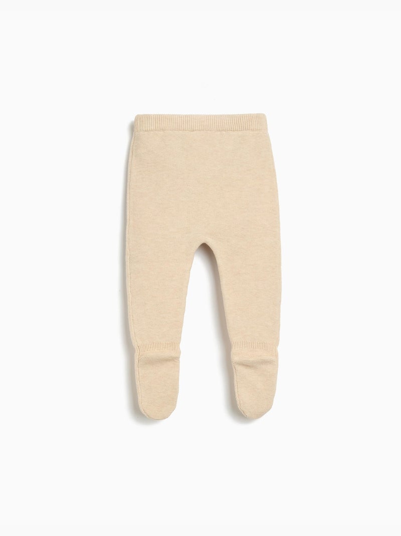 Pantalons avec pieds, MO Fashion Beige - Kiabi