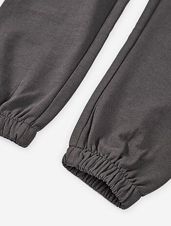 Pantalons cargo cardés, gris