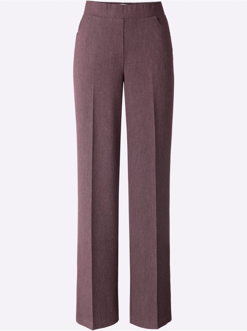 Pantalons coupe confortable - Taille standard - helline Noir Bordeaux - Kiabi