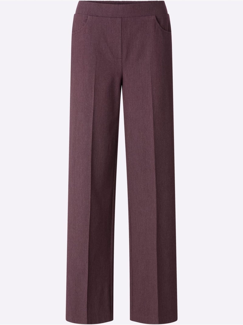 Pantalons coupe confortable - Taille standard - helline Noir Bordeaux - Kiabi