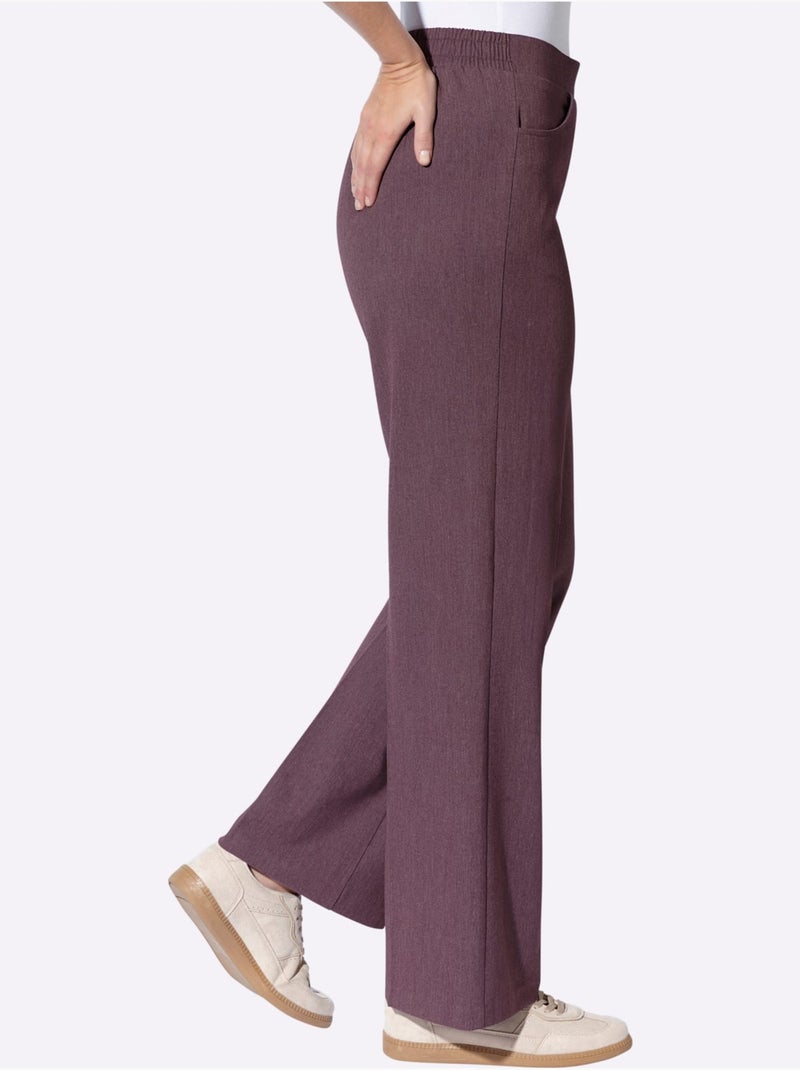 Pantalons coupe confortable - Taille standard - helline Noir Bordeaux - Kiabi